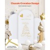 VEVOR Wedding Arch Backdrop Stand, Set of 3, Metal Stable Stand with Case Connection & Chassis Crossbar Design - 4 of 4