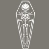 Junior's Design By Humans Dead halloween By Barmalizer T-Shirt - 2 of 2