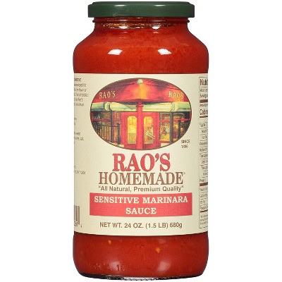 Rao's Homemade All Natural Marinara Sauce Sensitive Formula, 24oz. (Pack of 2)