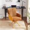 Art Leon Fabric Upholstered Swivel Home Office Desk Chair - 3 of 4