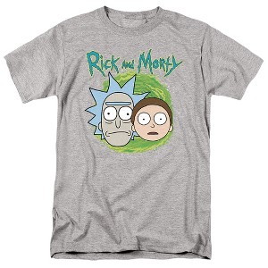 Men's Rick And Morty Floating Heads T-Shirt - 1 of 4