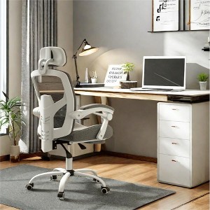 GlasFlength Task and Chairs Seating, Sets with Swivel Rolling, Low-Back Mesh Armless Office Chair for office, Pink, 19.68"*19.68"*34.25" - 1 of 4