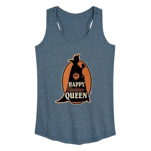 Women's - Disney Villains - Happy Hallowqueen Graphic Racerback Tank - 1 of 4