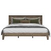 Galano King Payne Luxe Bed with Headboard – Beige - 4 of 4