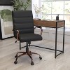 Merrick Lane Contemporary Mid-Back Home Office Chair with Padded Arms - 2 of 4