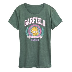Women's - Garfield - Collegiate I Came I Saw I Complained Short Sleeve Graphic T-Shirt - 1 of 4