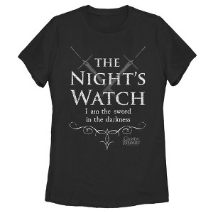 Women's Game of Thrones Night's Watch Motto T-Shirt - 1 of 3