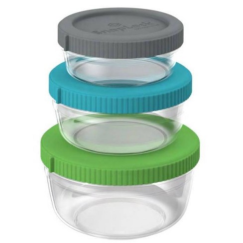 Snaplock Nesting Food Storage Container - 3pk : Target