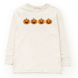 The Juniper Shop Four Pumpkins Youth Long Sleeve Tee - 1 of 4