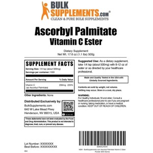BulkSupplements Ascorbyl Palmitate (Vitamin C Ester) Powder - 1 of 4