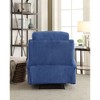Linen Motion Recliner with Pocket Coil Seat, Pillow-Top Armrests & Cup Holders - 4 of 4