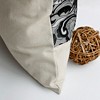Slickblue Linen Stylish Patchwork Pillow Cushion - Decorative Floor Cushion, 19.7x19.7 inches, 5 Designs Available - 4 of 4