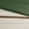 NicBex 7 Pcs Faux Suede Comforter Set Transitional Bedding Set Embroidery Details Reversible Quilt Set, Machine Washable - 2 of 4