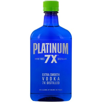 Platinum 7X Vodka - 375ml Plastic Bottle