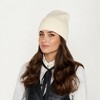 Anna-Kaci Women's Rib Knit Beanie Hat with Folded Cuff and Stretchy Fit - 2 of 4