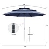 Ainfox 10ft  3-Tier Vented Beach Umbrella - 4 of 4