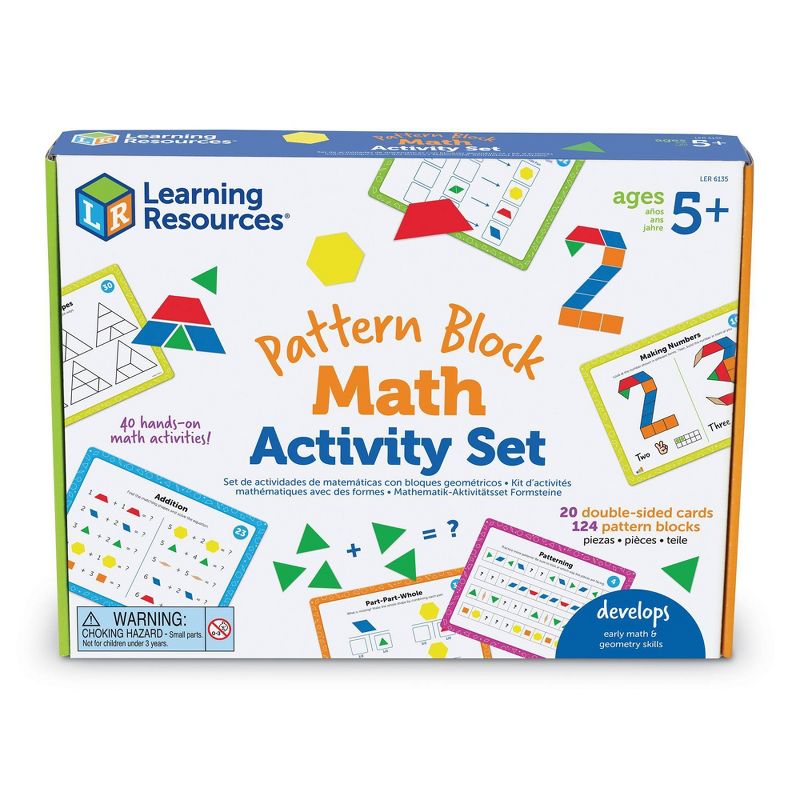 Learning Resources Pattern Block Math Activity Set, 5 of 6