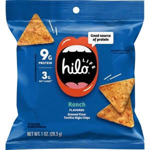 Hilo Life Tortilla Chips Ranch - Case of 12 - 1 oz - 1 of 4