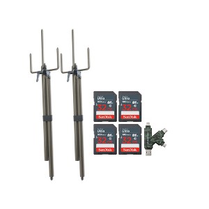 Stealth Cam Trail Camera Mount Stick with 32GB Memory Cards and Card Reader (2 Pack) - 1 of 4