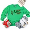 Simply Sage Market Women's Graphic Sweatshirt Distressed I Saw That - 3 of 3