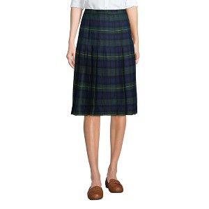 Lands' End Lands' End School Uniform Women's Plaid Pleated Skirt Below the Knee - 1 of 2