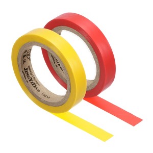 Unique Bargains PVC Thin Sticky Seal Tennis Badminton Racket Accessories Grip Finishing Tapes 26Ft 2 Pcs - 1 of 4