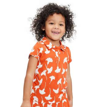 Toddler Collared Short Sleeve Ginkgo Cherry Tomato Shirt - DVF for Target