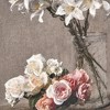 American Art Decor 14.75"x16.75" Ornate Framed Roses and Liles Canvas Print by Henri Fantin-Latour - 4 of 4