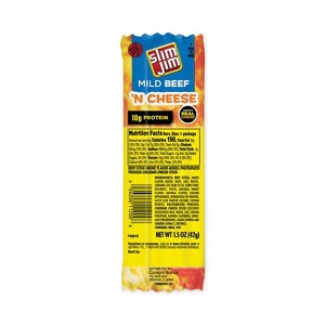 Slim Jim Beef and Cheese Meat Sticks, 1.5 oz, 18/Carton - 1 of 1