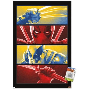 Trends International Marvel Deadpool & Wolverine - Panels Unframed Wall Poster Prints - 1 of 4