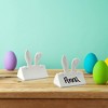 AuldHome Design Bunny Place Card Holders 6pk, Easter Spring Ceramic Reusable Place markers for Table - image 2 of 4