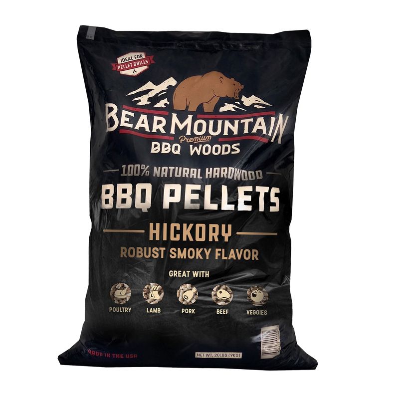 Bear Mountain BBQ 100% Natural Hardwood Pellets for Smokers and Outdoor Grills, 1 of 7