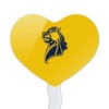 Central Oklahoma Secondary Logo Heart Love Cupcake Picks Toppers Decoration Set of 6 - 2 of 4