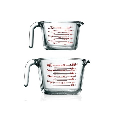 GL1952] 500ml High Borosilicate Glass Measuring Cup (12 pc/ctn)