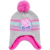 Peppa Pig Girls Winter Hat and 2 Pairs of Mittens Set, Toddlers Ages 2-4 - image 2 of 4