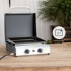 Karl Home 2 Burner 20,000 BTU Portable Tabletop Flat Top Gas Grill - 4 of 4