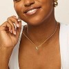 Attop 14K Gold Plated Dainty Pear Pendant Necklace for Women  Tear Pendant Necklaces - 3 of 4