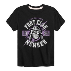 Boys' - Teenage Mutant Ninja Turtles - Foot Clan Member Short Sleeve Graphic T-Shirt - 1 of 4