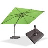 PURPLE LEA Cantilever Patio Umbrella with Base Included Square Umbrella with 360° Rotation and Aluminum Offset Hanging Outdoor Umbrella - 2 of 4