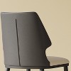 Modern Gray and White Dining Chair (Set of 2) – Contemporary Stylish Chairs for Dining Room, Kitchen, or Office, Comfortable & Durable Design - 3 of 4