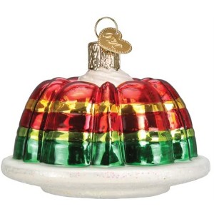 Old World Christmas Blown Glass Ornament for Christmas Tree, Festive Gelatin Mold - 1 of 4