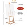 Creative Mark Van Gogh Table & Display Easel Oiled Beechwood Finish - 4 of 4
