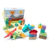 Melissa & Doug Blockables Dinosaur Snap and Play : Mix And Match Connectable Wooden Building Blocks Play Set - 4 of 4