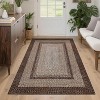 Braided Print Area Rug - 100% Polyester, 350gsm Pile Weight, TPR Non-Slip Backing, Washable, Farmhouse Design, Multiple Sizes - 2 of 4