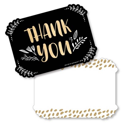 Big Dot Of Happiness Support Small Business - Shaped Thank You Cards -  Thank You Note Cards With Envelopes - Set Of 12 : Target