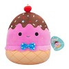 Squishmallows 11" Medium Pink Ice Cream Sundae with Blue Star Bowtie Plush - 2 of 4