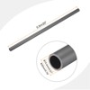 Unique Bargains High Impact Water Plumb Cable Sleeve PVC Rigid Round Pipes 20" Length - 2 of 4
