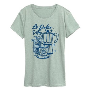 Women's - Emily in Paris - La Dolce Vita Short Sleeve Graphic T-Shirt - 1 of 3