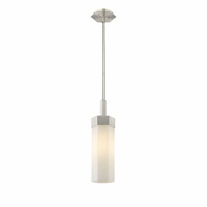 Claverack - 1 Light Pendant In Art Deco Style-17.25 Inches Tall and 5 Inches Wide - 1 of 1