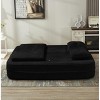CAVINAS Modern 2-in-1 Foldable Futon Sofa Bed with Plush Blanket/Soft Pillows,Convertible Sleeper Sofa Couch for Living Room,Bedroom - 4 of 4